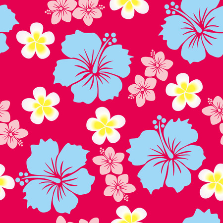 Hibiscus Backgroundのイラスト素材