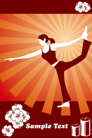 YOGAのイラスト素材