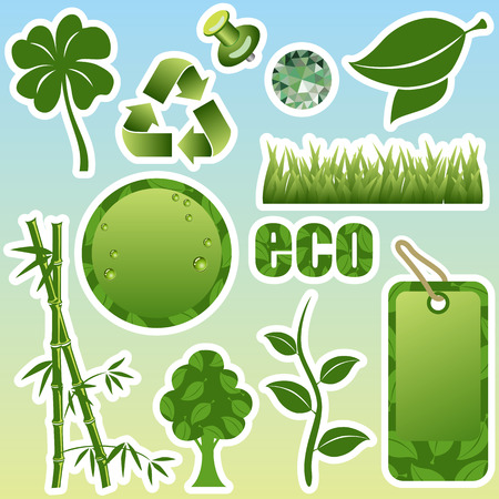 Green setのイラスト素材