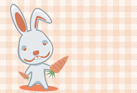 Characters Rabbit. Illustration のイラスト素材