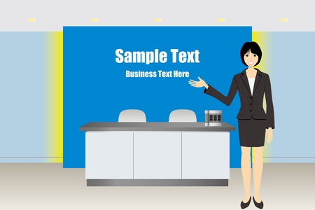 Business backgroundのイラスト素材