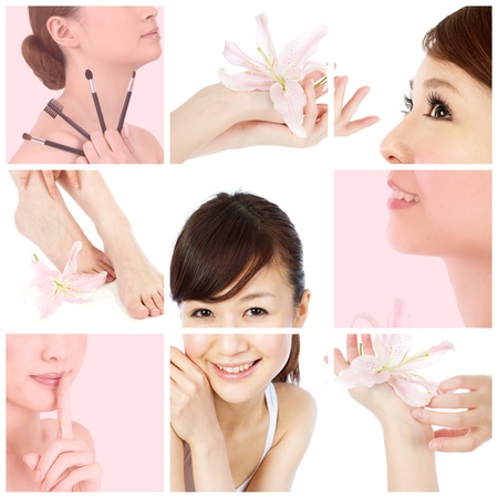 Beauty collage 	Beauty collage の写真素材