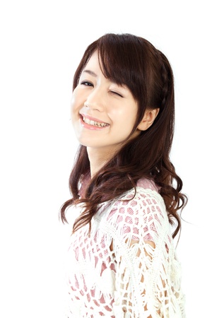 Beautiful young woman  Portrait of asian woman  の写真素材