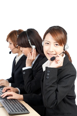 Beautiful business operator  Portrait of asian woman の写真素材
