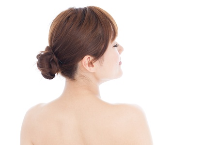 Beautiful young woman  Portrait of asian の写真素材