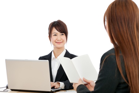 Beautiful young business womenの写真素材