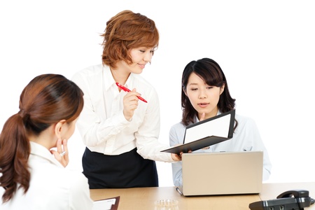 Beautiful young business woman  Portrait of asian  の写真素材