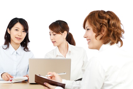 Beautiful young business woman  Portrait of asian  の写真素材