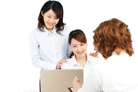 Beautiful young business woman  Portrait of asian  の写真素材
