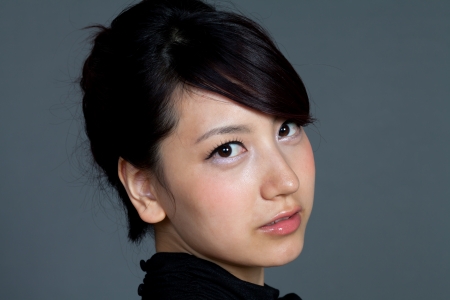 Beautiful elegant woman  Portrait of asian  の写真素材