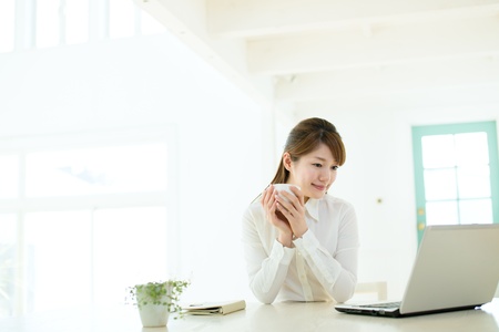Beautiful asian businesswomanの写真素材