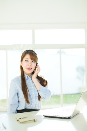 Beautiful asian businesswomanの写真素材