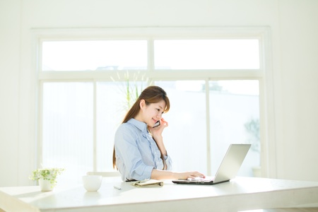 Beautiful asian businesswomanの写真素材