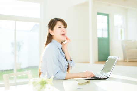 Beautiful asian businesswomanの写真素材