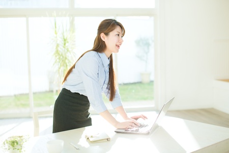 Beautiful asian businesswomanの写真素材