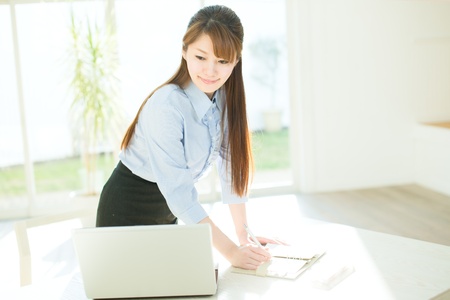 Beautiful asian businesswomanの写真素材