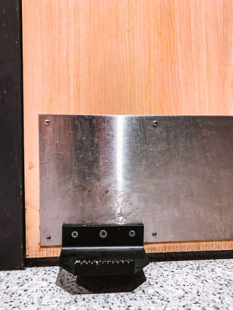 Hands free door opener that can be used to exit a room without spreading germs by touching handles