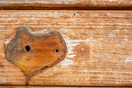 Removed climbing wall on an outdoor playset before staining and finishing.の写真素材