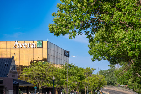 Sioux Falls, South Dakota, USA - 5.15.2025: Avera medical buildingのeditorial素材
