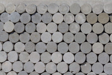 Concrete cylindrical samples for concrete mixes testingの写真素材