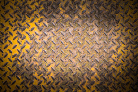 yellow metal sheet with dark vignette free copy space for text,の写真素材