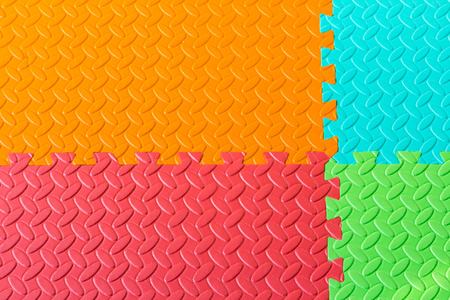 rubber floor, soft safety play ground for kid or use for indoorの写真素材