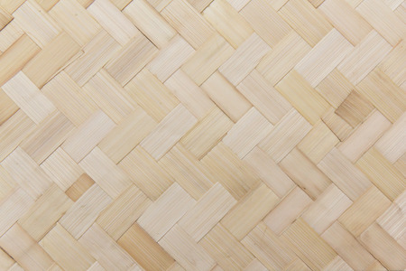 yellow weave bamboo background and textureの写真素材