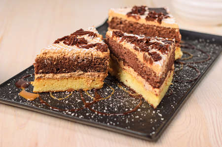 Apple pie. Traditional apple pie with fresh apples and cinnamon. Ingredients on the table. Cake...
