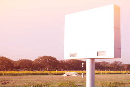Blank billboard ready for new advertiseme.の写真素材
