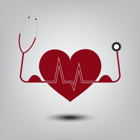 Concept heart healthy . a muscular heart of strong heart healthy .のイラスト素材