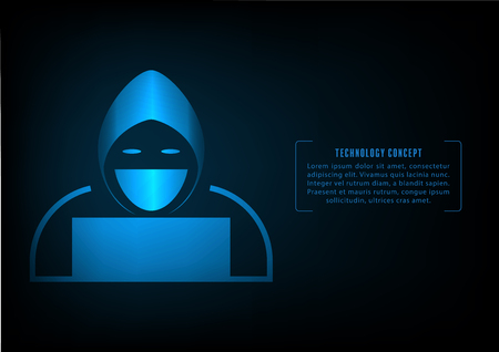 Hacker iconのイラスト素材