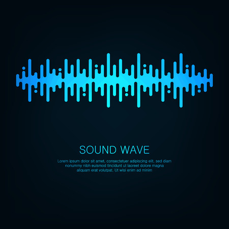 Abstract digital equalizer,Creative design sound wave pattern element background.のイラスト素材