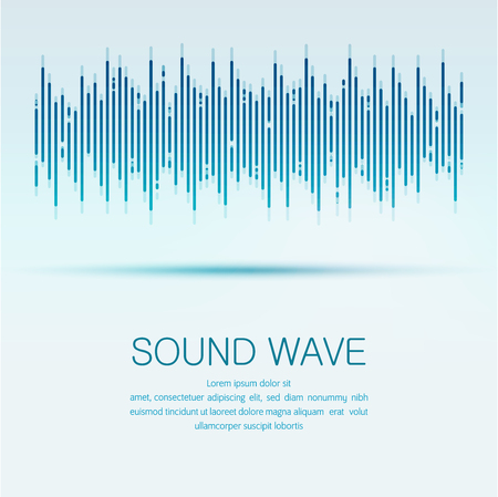 Abstract digital equalizer,Creative design sound wave pattern element background.のイラスト素材