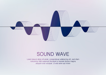 Abstract digital equalizer,Creative design sound wave pattern element background.のイラスト素材