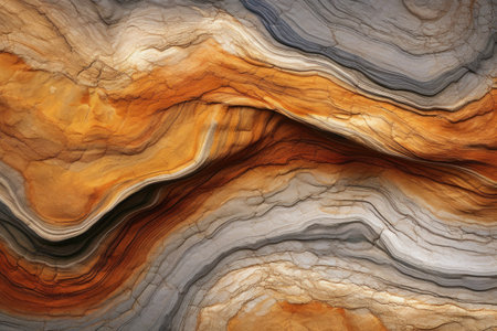 Harmonious blend of wood shapes and textures found in nature. Generative AIの素材