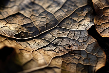 The close-up perspective reveals the mesmerizing textures of leaves, flowers, stones, and other natural elements. The soft lighting and gentle shadows enhance the depth and dimension of the textures, evoking a sense of tranquility and connection to the natural world. Generative AIの素材