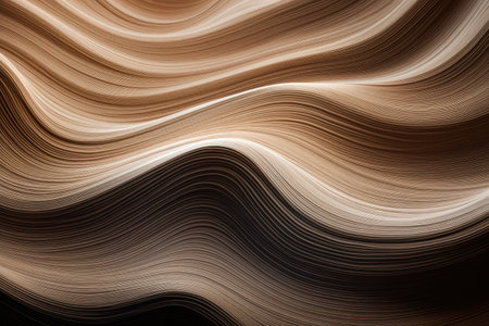 Ethereal beauty of abstract forms and natural textures. The composition showcases a harmonious blend of organic shapes and textures found in nature, evoking a sense of serenity and wonder. Generative AIの素材