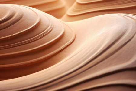Ethereal beauty of abstract forms and natural textures. The composition showcases a harmonious blend of organic shapes and textures found in nature, evoking a sense of serenity and wonder. Generative AIの素材