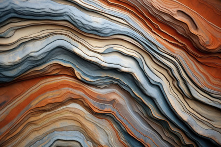 Ethereal beauty of wood forms and natural textures. The composition showcases a harmonious blend of organic shapes and textures found in nature, evoking a sense of serenity and wonder. Generative AIの素材