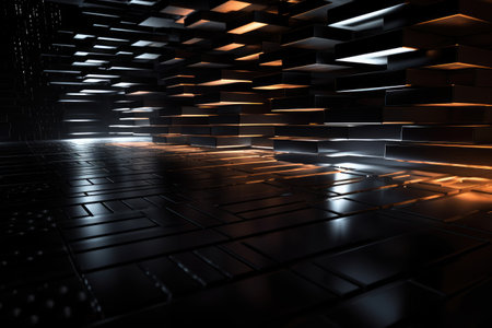 The intricate patterns, shapes, and textures create a visually stunning composition, evoking a sense of intrigue and fascination. Generative AIの素材