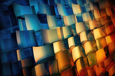 The intricate patterns, shapes, and textures create a visually stunning composition, evoking a sense of intrigue and fascination. Generative AIの素材