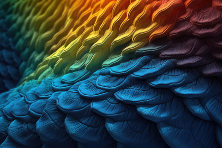 The intricate patterns, shapes, and textures create a visually stunning composition, evoking a sense of intrigue and fascination. Generative AIの素材