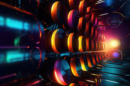 The intricate patterns, shapes, and textures create a visually stunning composition, evoking a sense of intrigue and fascination. Generative AIの素材