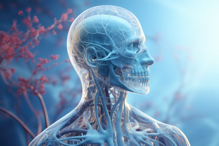 Science and medicine, scientist analyzing, experiments containing chemical liquid in laboratory, structure, innovative and technology. Gnerative AIの素材