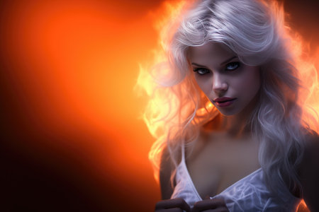 Halloween Pumpkins On Wood In A Spooky Forest At Night Gnerative AIの素材