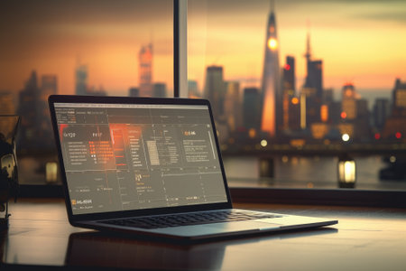 Business candle stick graph chart of stock market investment trading, Bullish point, Bearish point. trend of graph design. Gnerative AIの素材