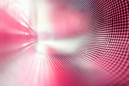 A mesmerizing blend of vibrant colors and soft gradients creates an abstract digital pattern.の写真素材