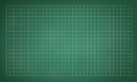 Blank green chalkboard grunge dirty textured wallpaper. Vector illustration for your design.のイラスト素材