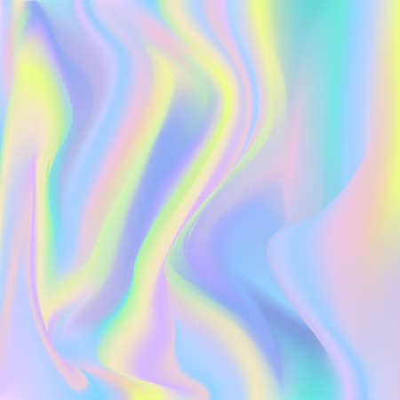 Holographic foil. Abstract wallpaper background. Hologram texture. Premium quality. Modern vector design.のイラスト素材