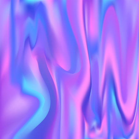 Holographic foil. Abstract wallpaper background. Hologram texture. Premium quality. Modern vector design.のイラスト素材